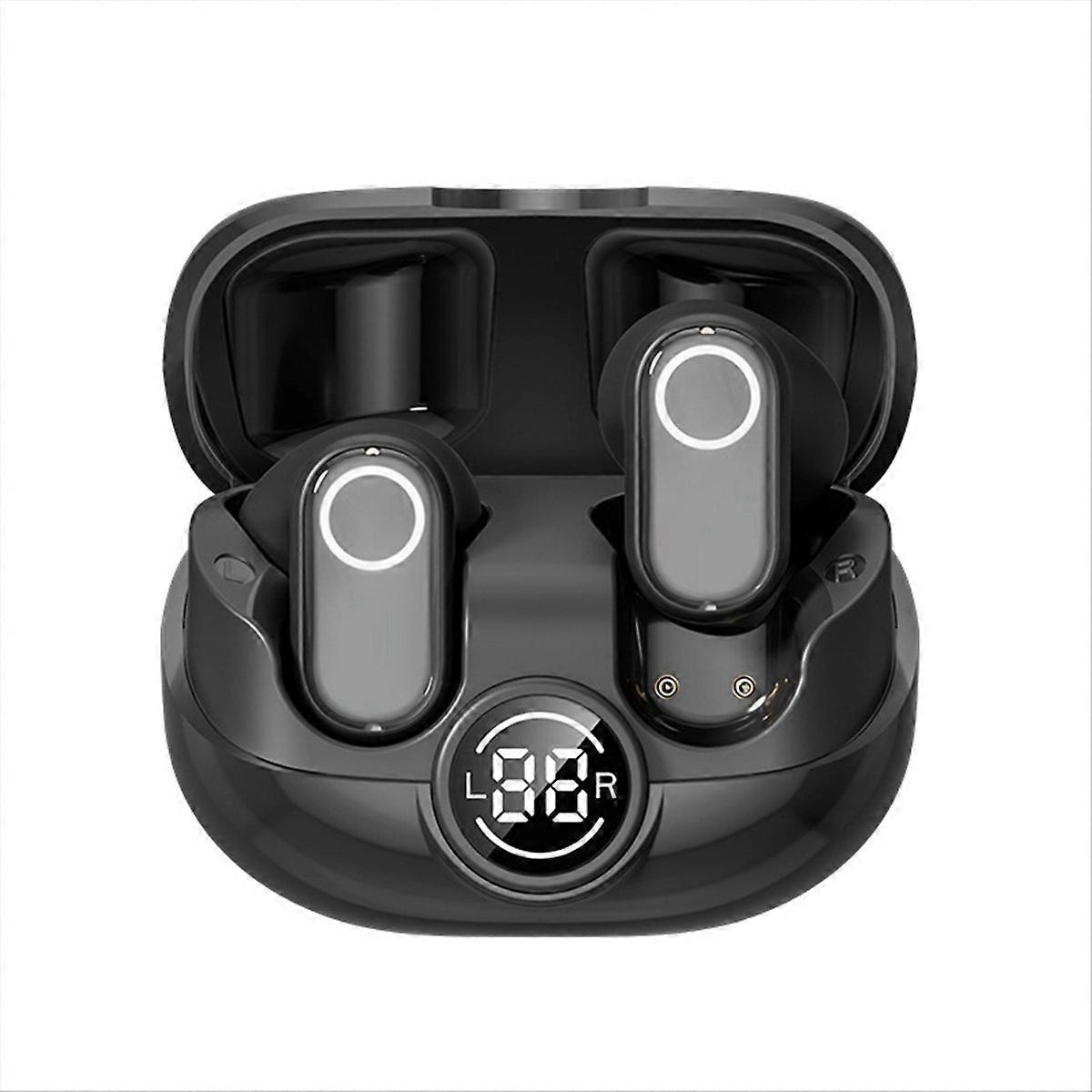 M89 سماعة مترجم لاسلكية على الأذن جهاز مترجم أسود