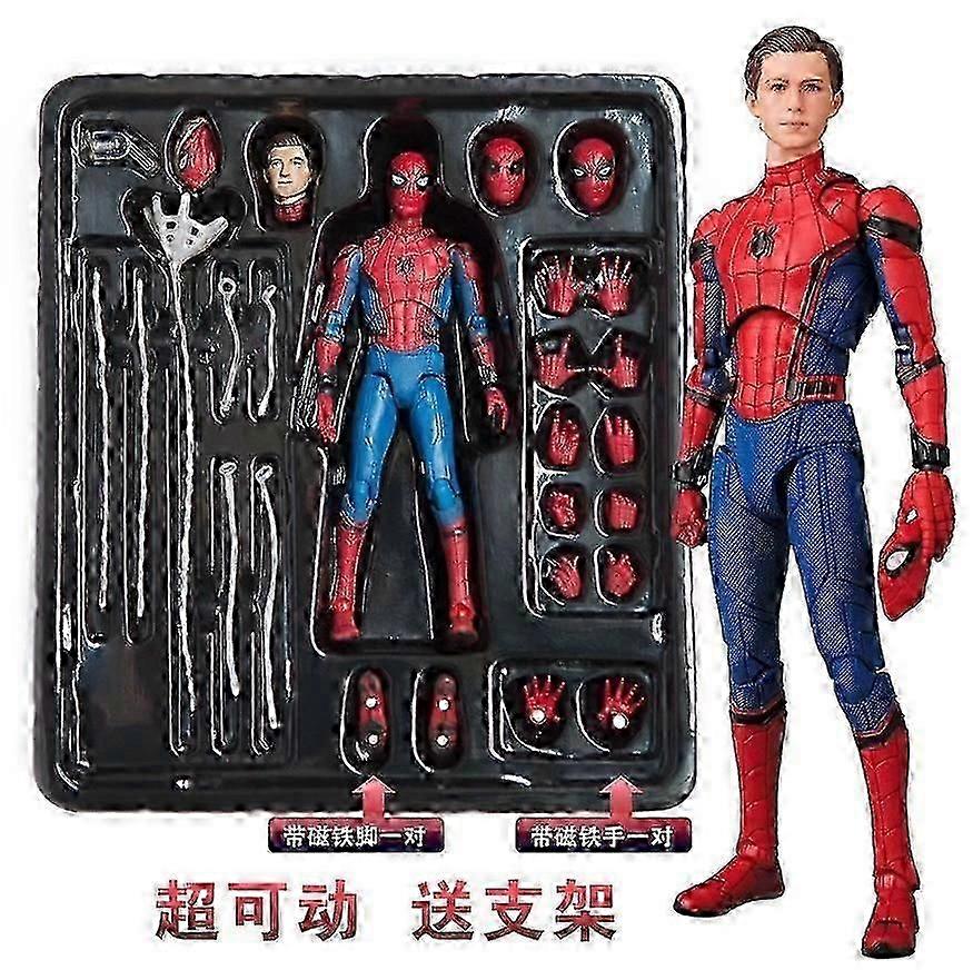 Spiderman Movable Doll Toy Anime Collection Model Gifts