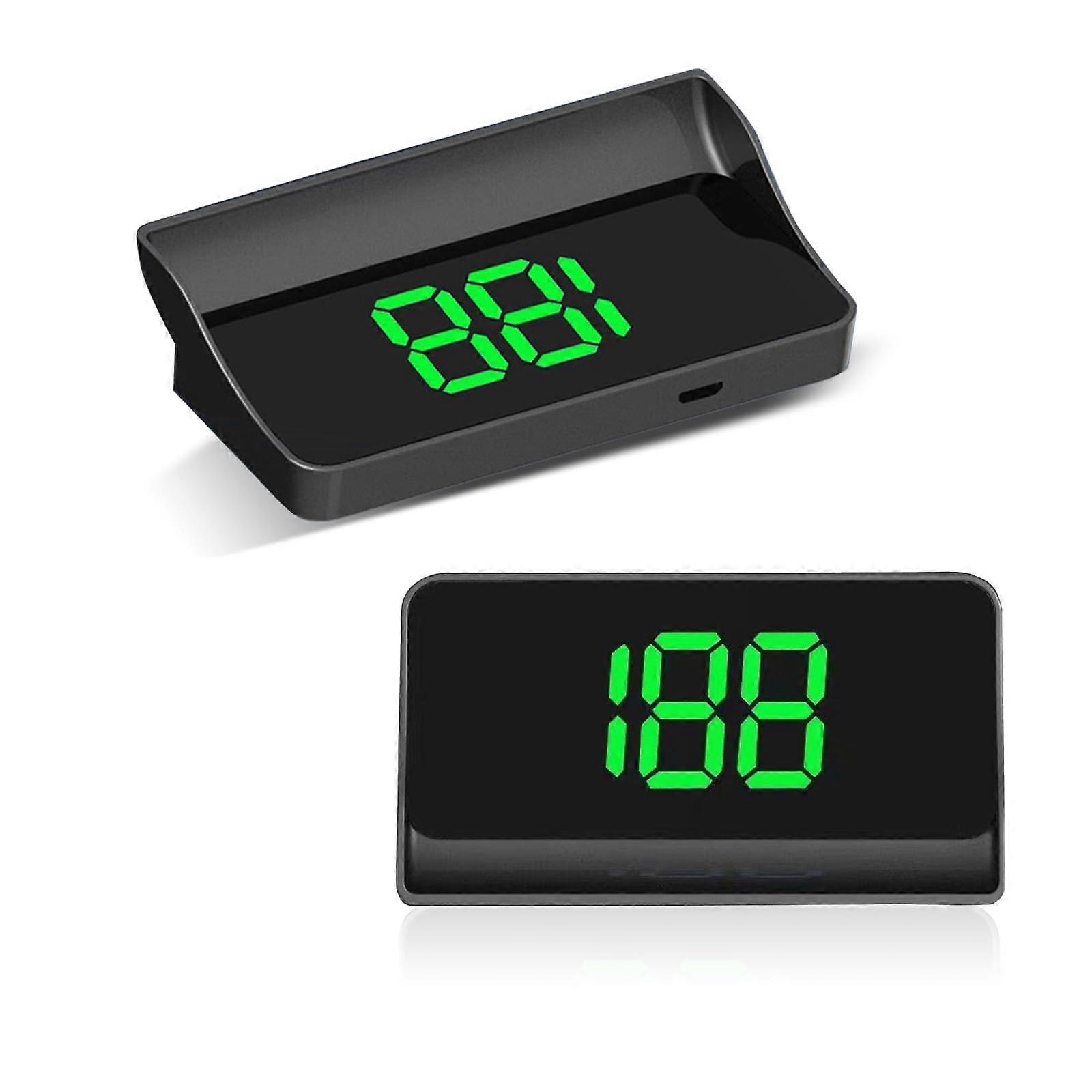 Car HUD Speedometer with Dual Mode GPS, Automatic Brightness, Plug and Play for Windshield