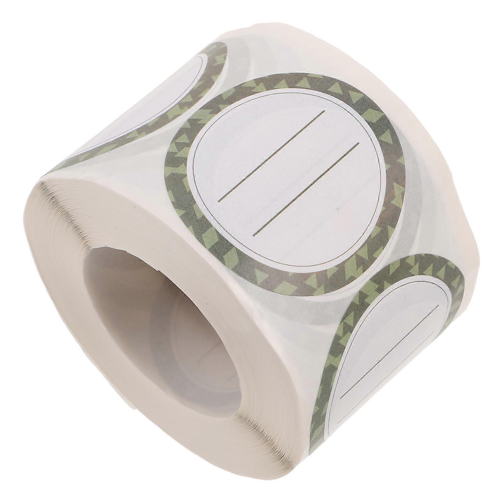 Food Label Writable Canning Stickers for Storage 4 Rolls Grey