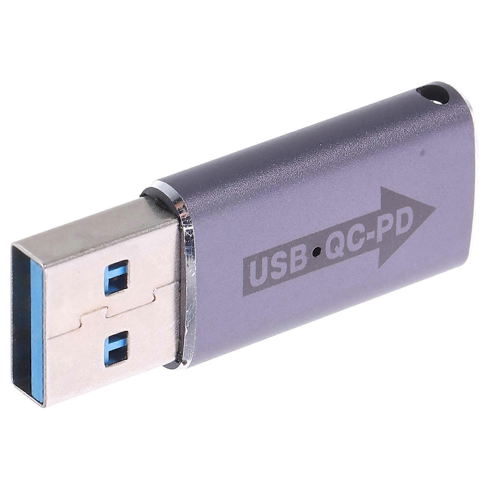 USB A to USB C Adapter Phone Charge Converter Fast Charging for Home