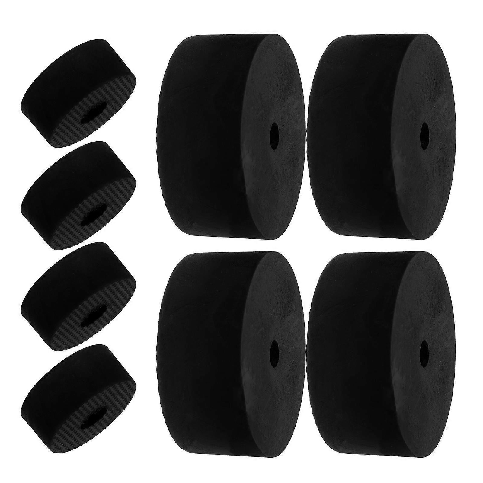 Speaker Isolation Feet Rubber Pads for Amplifier Cabinets 24Pcs