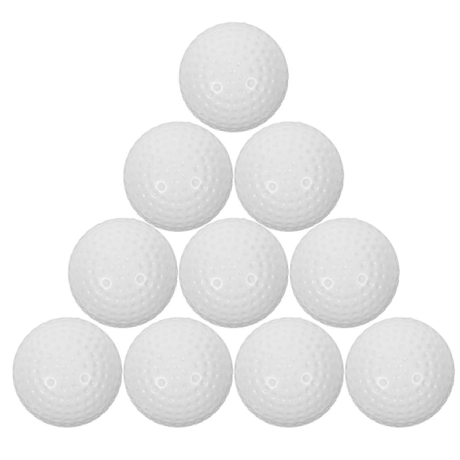 Soft Golf Balls for Practice Training 10Pcs Foam Squeeze Balls Portable Set