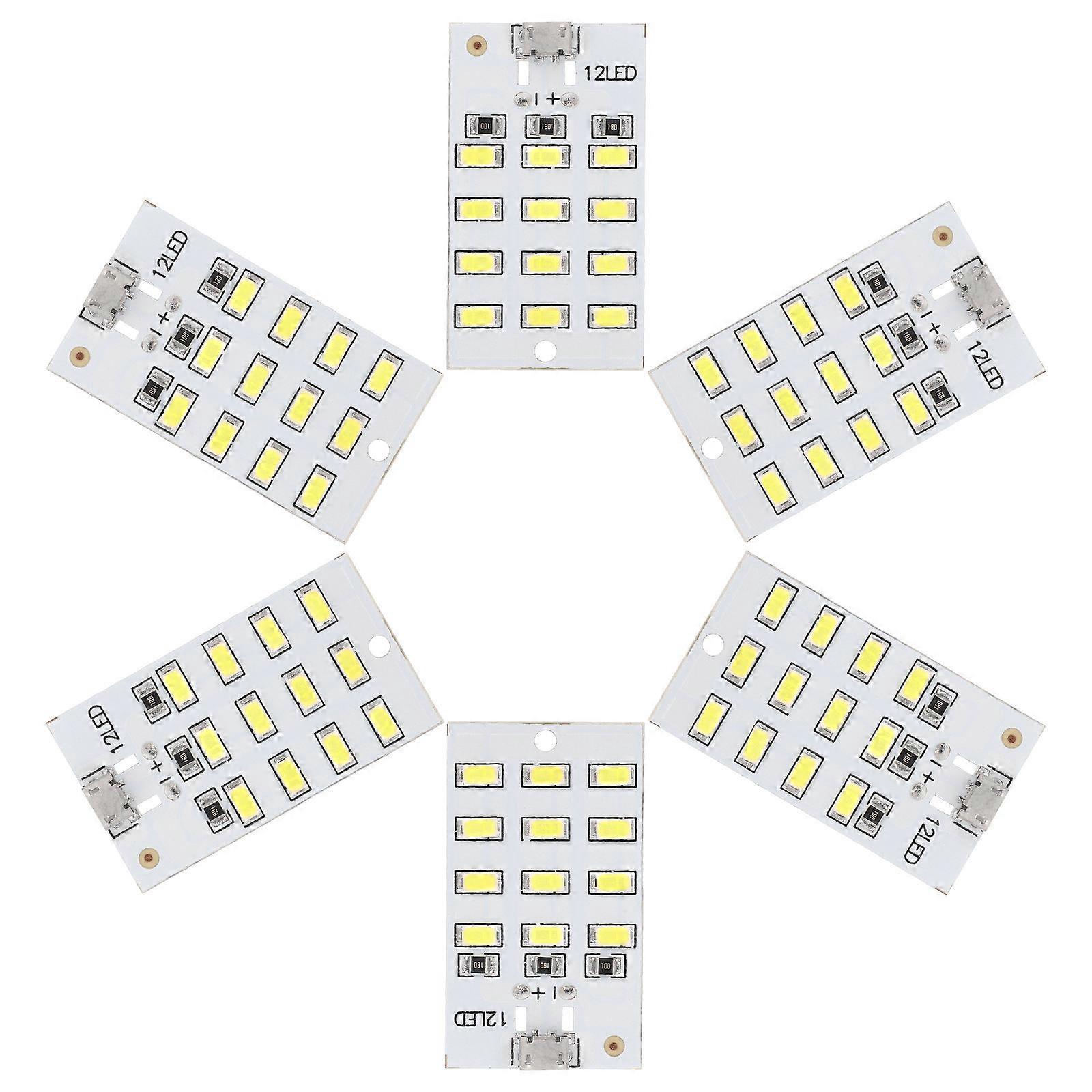 LED Light Panel Interior Lighting for DIY Use 6Pcs with High Brightness