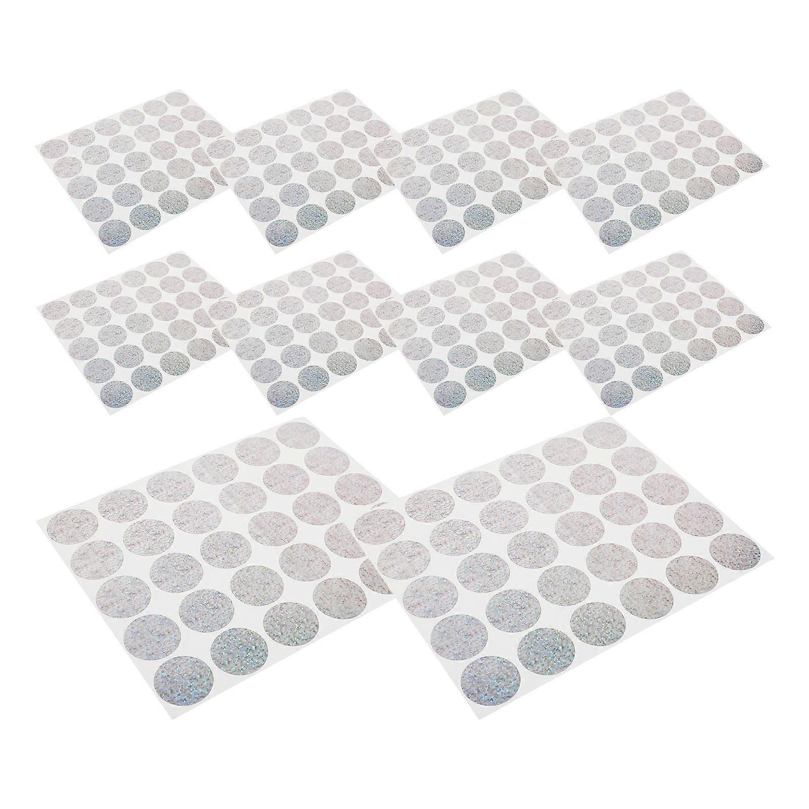 Scratch Off Stickers Paper for Decoration 50 Sheets Easy Apply and Remove