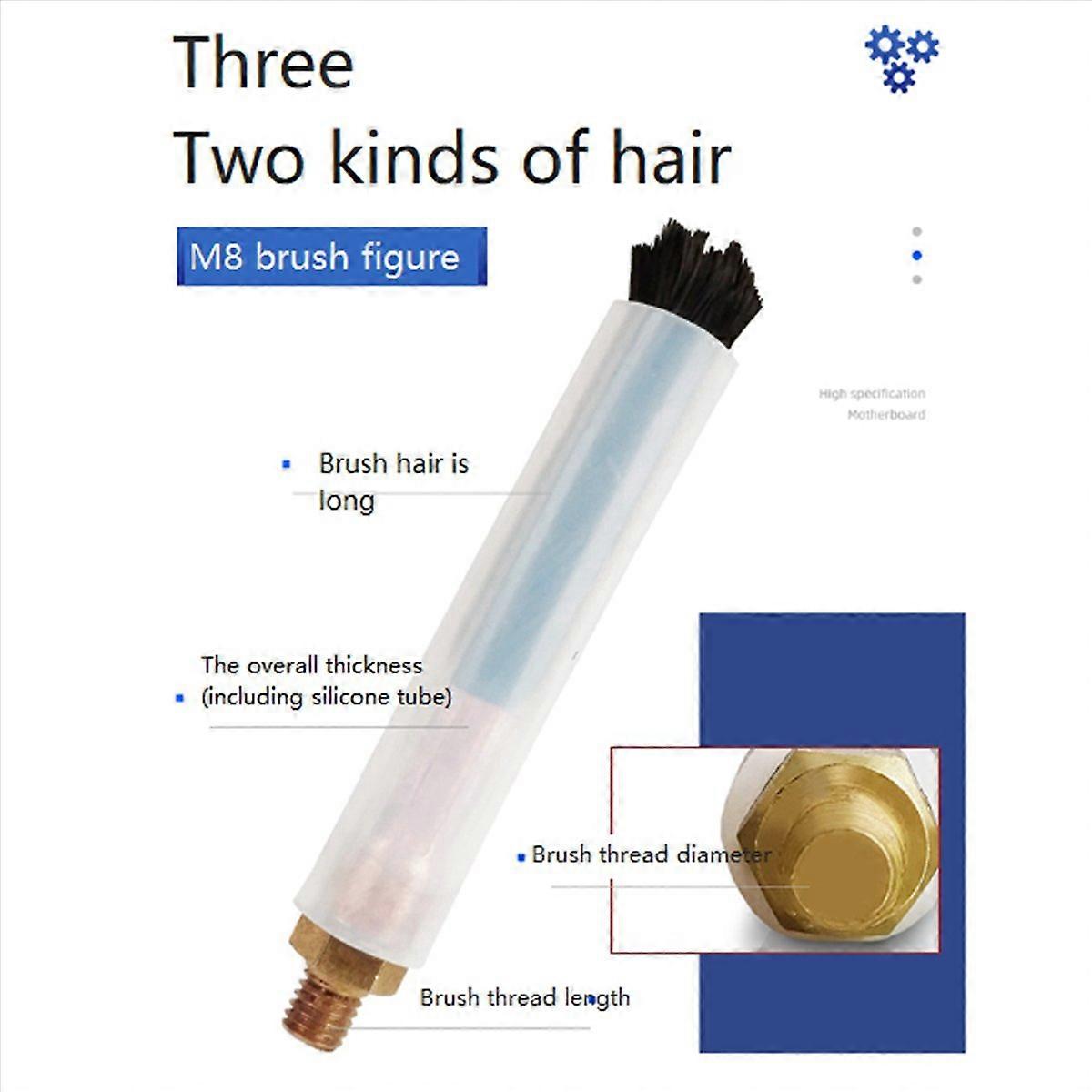 M10 Thread Carbon Fibre Weld Cleaning Brush