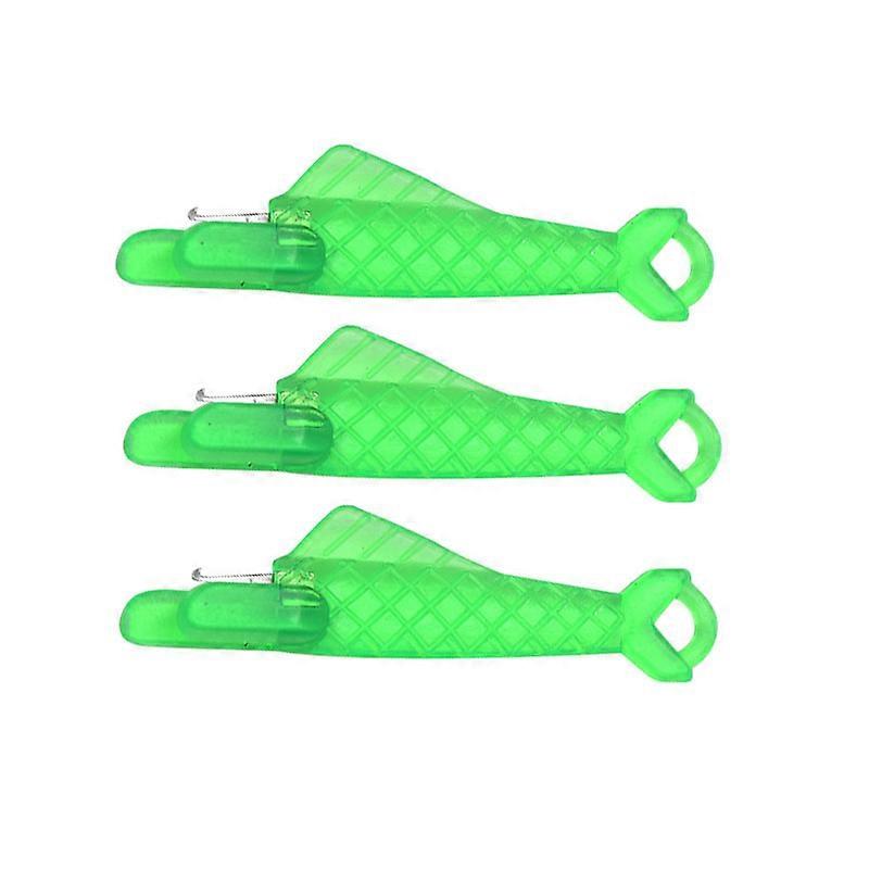3/5/10pcs Automatic Needle Threader Fish Shape Sewing Tools Green Punch Cell Phone Sewing Thread Device Accessories