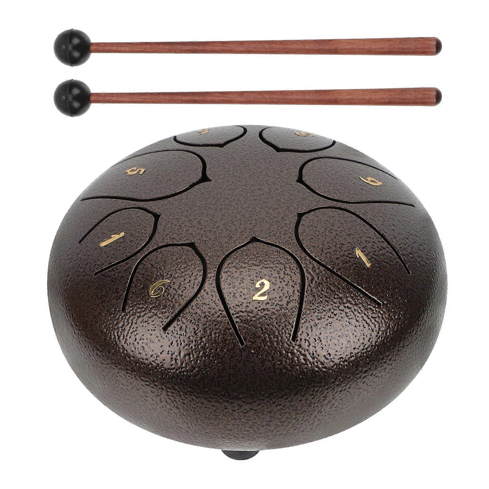 Steel Tongue Drum Percussion Instrument for Playing 1Set Assorted Color