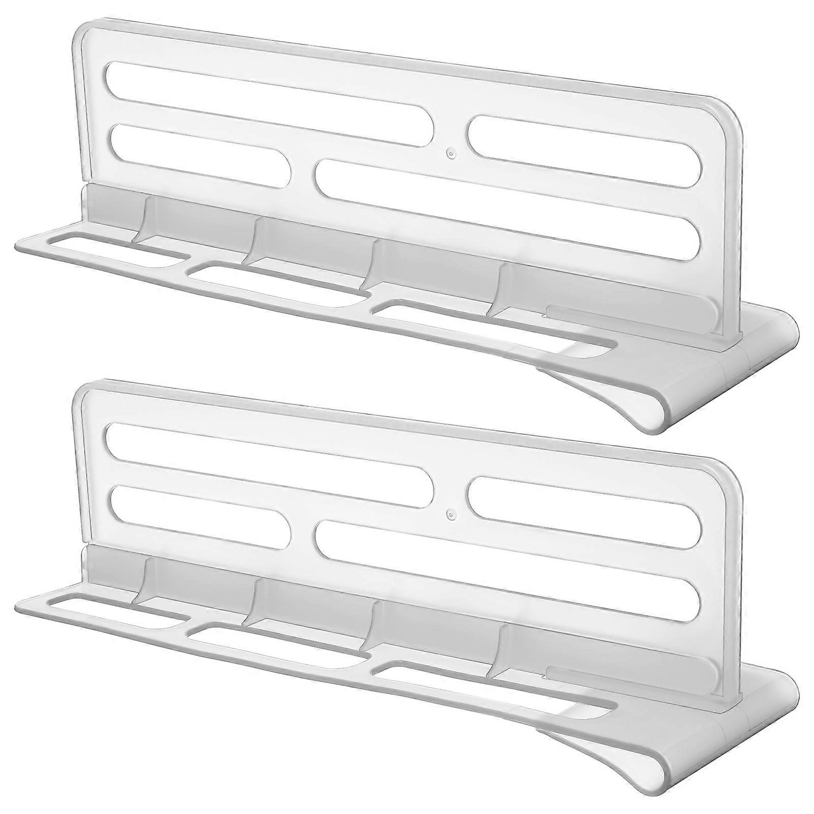 2pcs Refrigerator Shelf Divider Kitchen Organizer Partition Fridge Classification Board Multifunctional