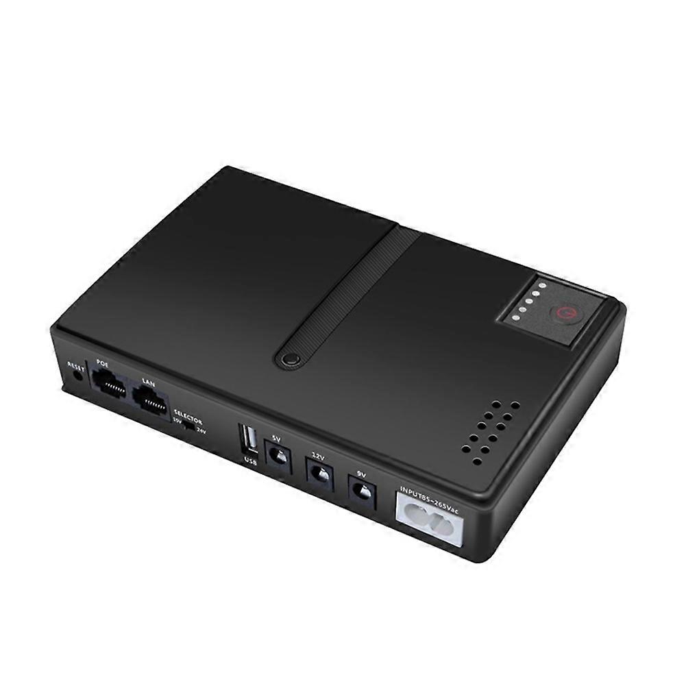 DC UPS Uninterruptible Power Supply Mini UPS 5V9V12V 36W 10400Mah Router Optical Cat Monitor Backup Power Supply EU Plug