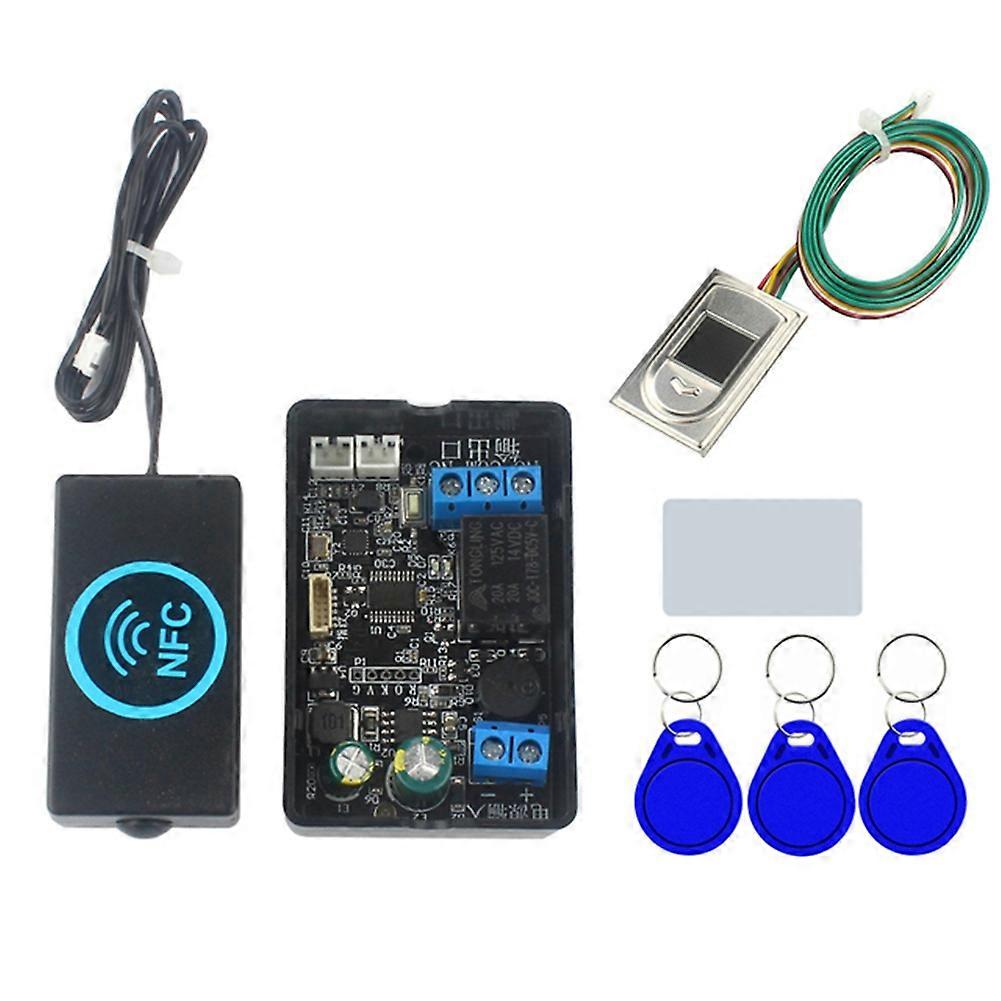 Fingerprint Access Controller NFC Electric Lock Control Relay Module IC Card Induction Switch S2 Fi