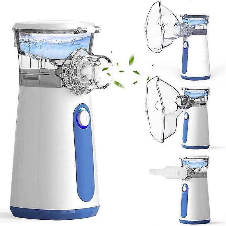 2025 Upgrade Humidifier Portable atomiser -Handheld mesh nebulizer for adults and children, quiet lightweight ventilator for home and travel