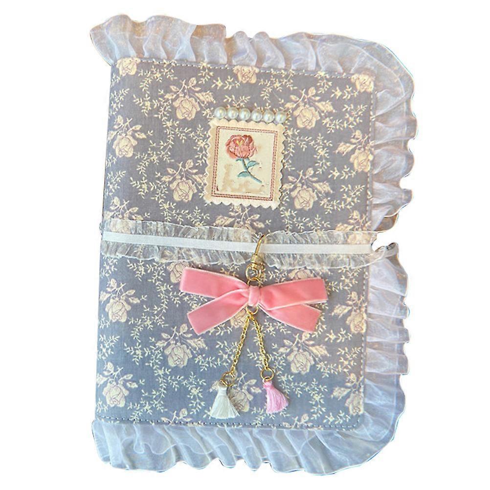 Lace Edges Notepad for Writing Use 2Pcs Adorable Loose-Leaf Notebook
