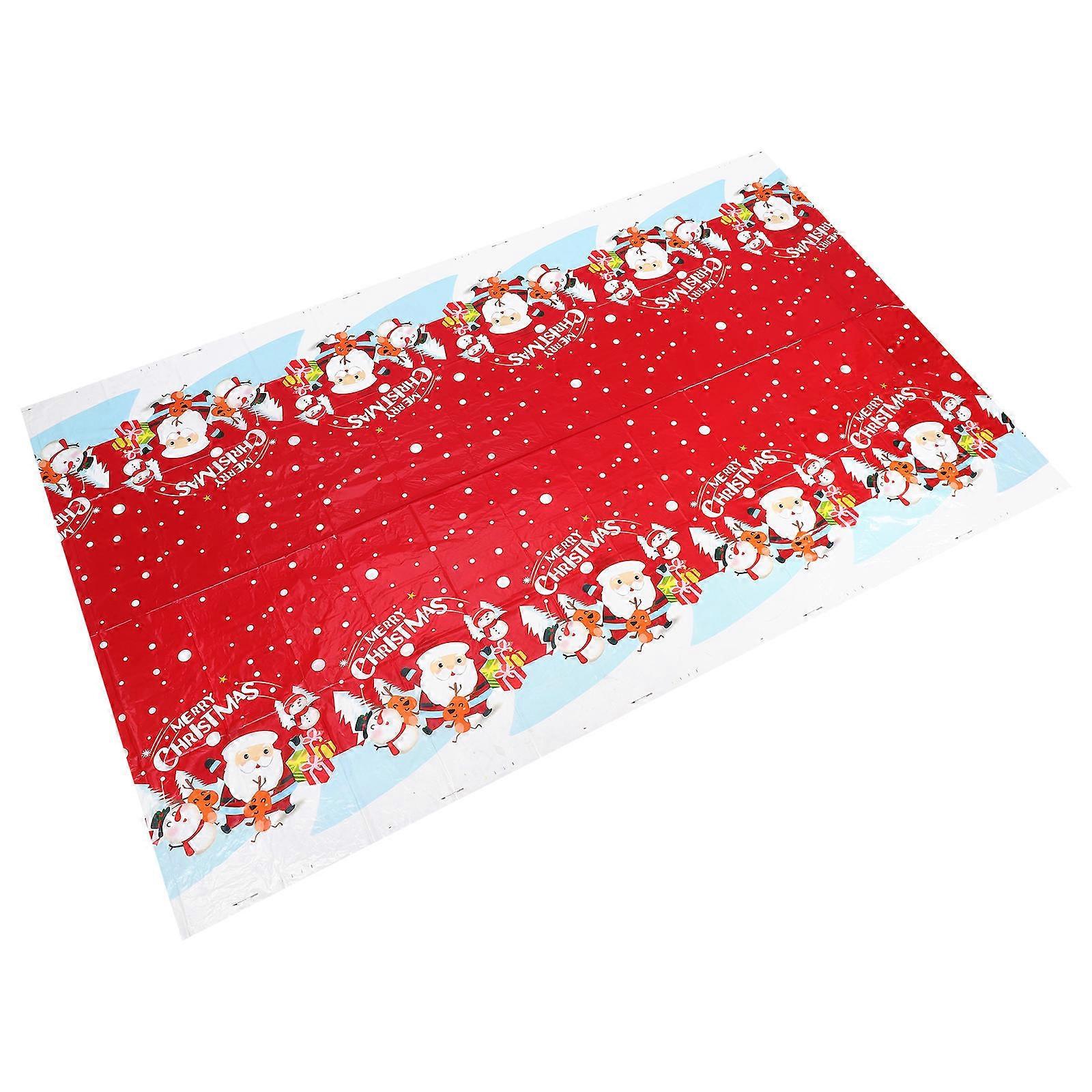 Christmas Style Tablecloth Waterproof Table Cover for Party Use