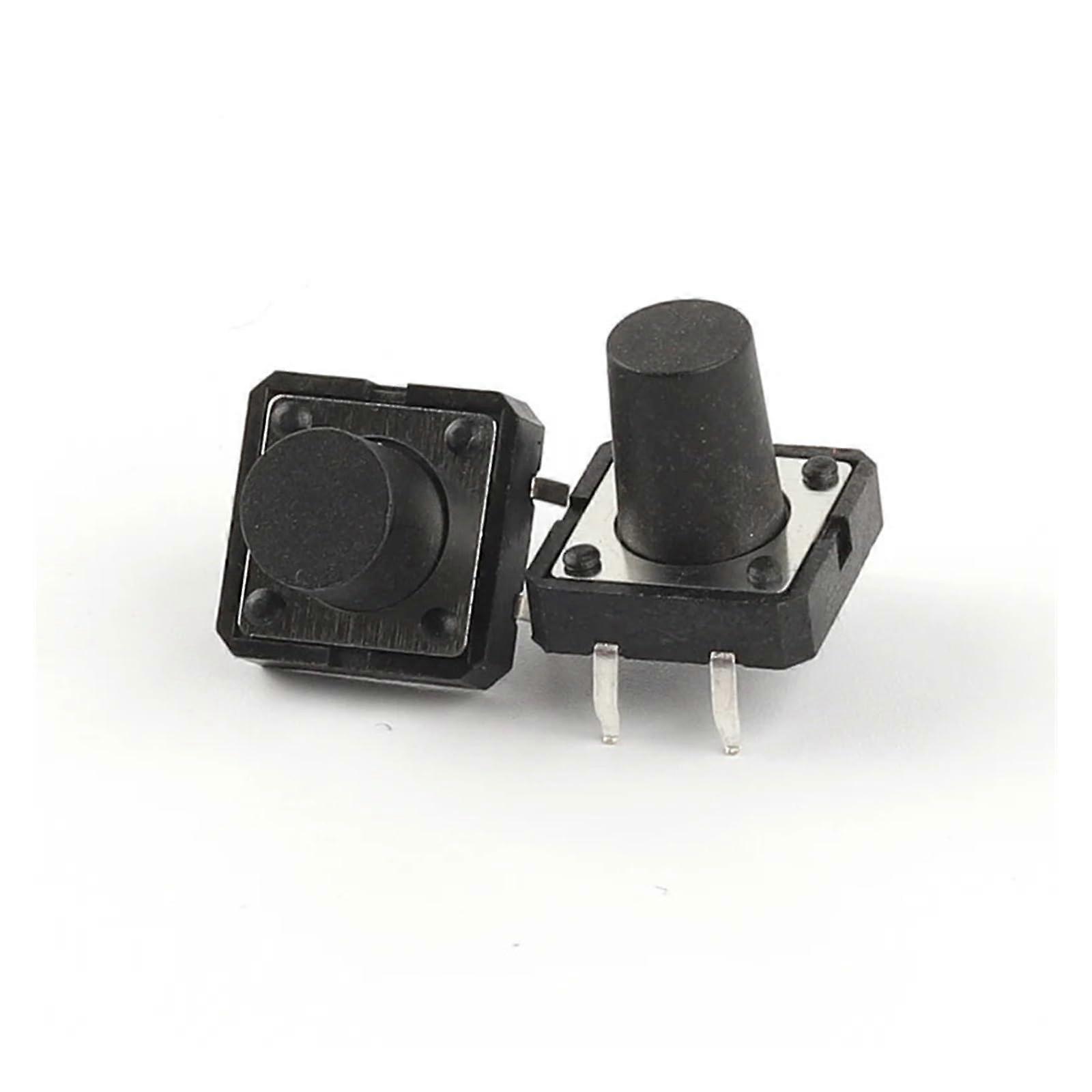 Tactile Push Button Switch  SMD, 4Pin, 12X12MM, 4.3MM/7MM Heights, 10PCS