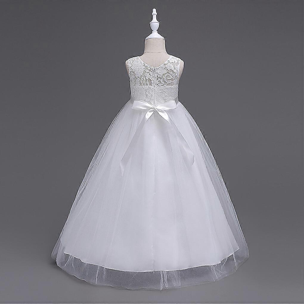 Kids Flower Girls Princess Dress Birthday Bridesmaid Wedding Party Long Gown New