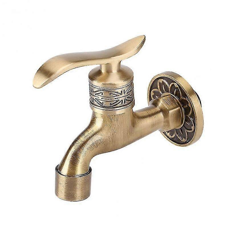 Generic Antique Faucet Brass Handle Laundry-16829