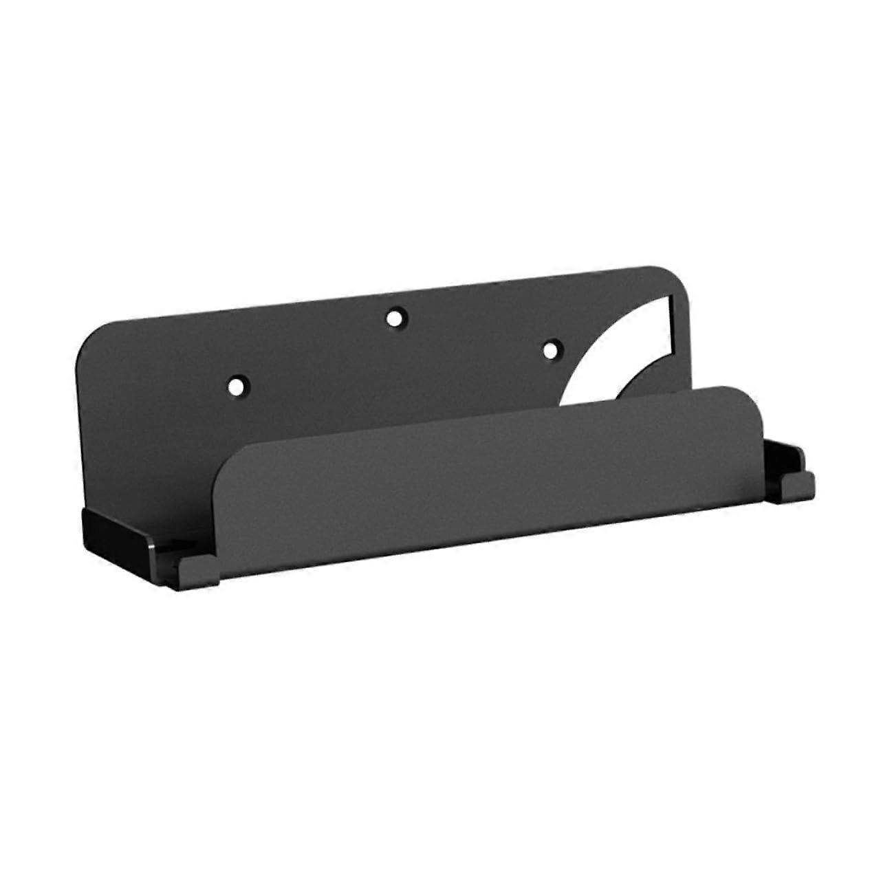 Game Console Wall Mount Shelves, Durable Steel Floating Rack, Black Bracket for Controllers