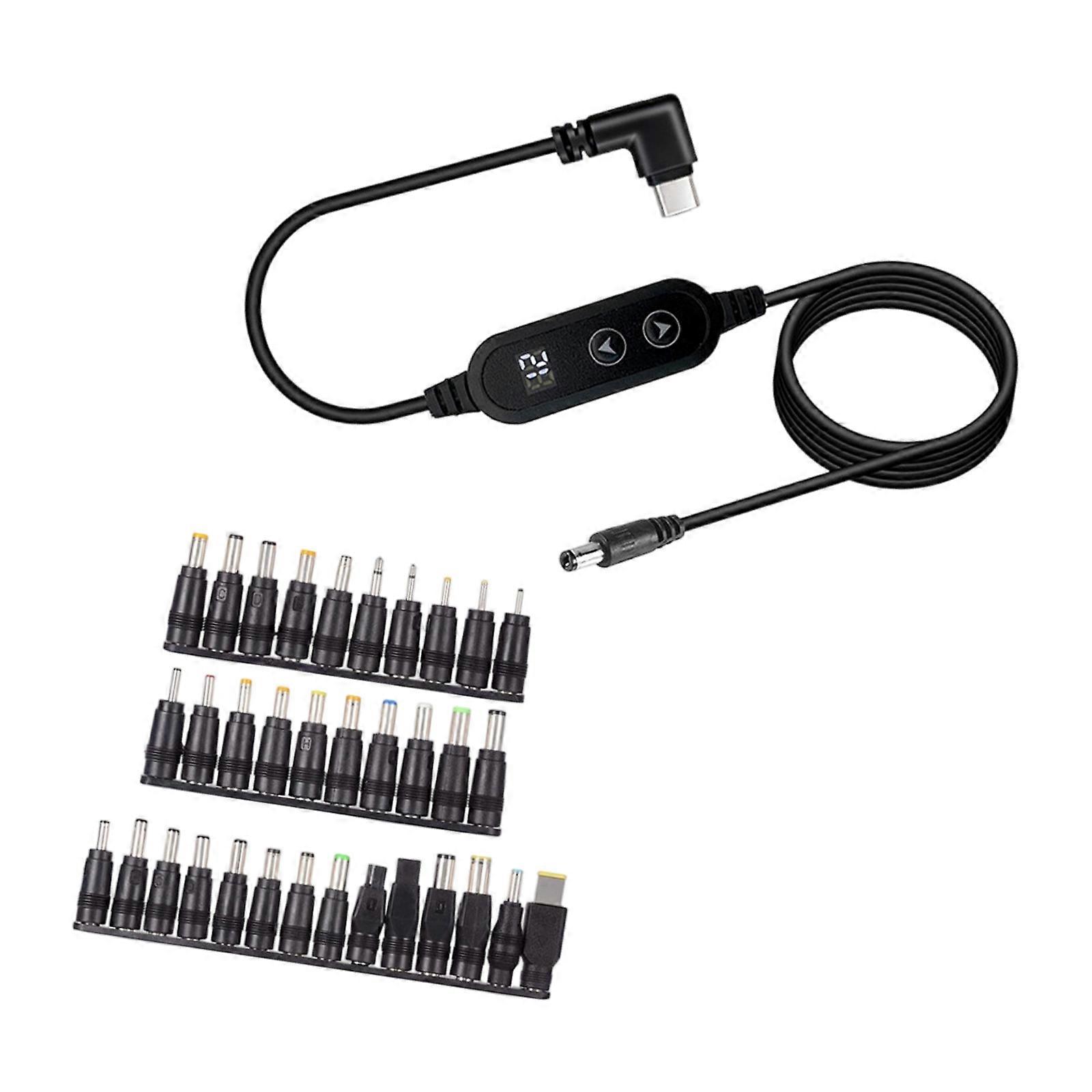 High Efficiency Type C to Triggers Cable Adjustable 5-20V Supporting Quick Charging and Stable Data Synchronization Multicolor