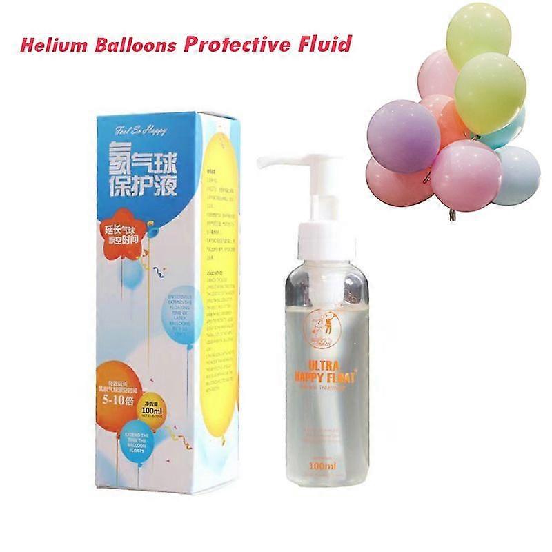 100ml With Pump Friendly Helium Balloons Protective Fluid Extend Floating Time