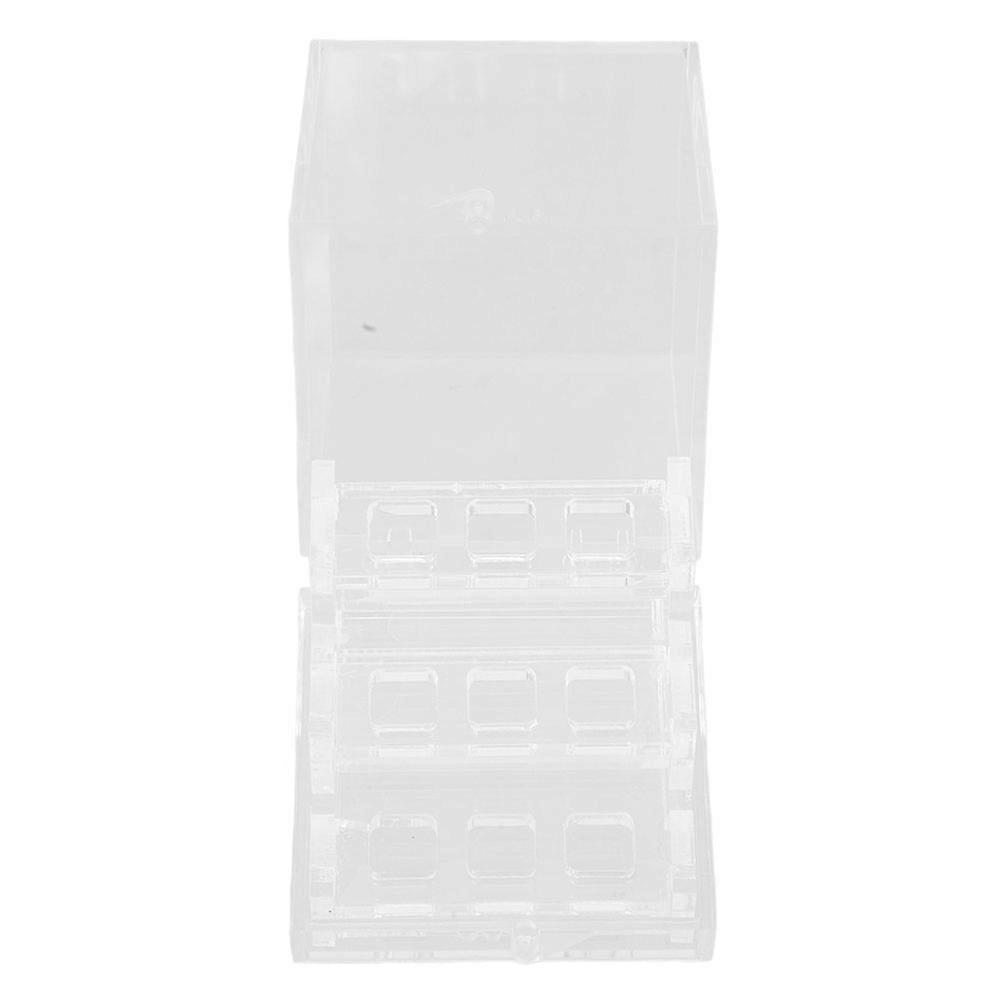 Acrylic Display Box for Gemstone Storage Clear Multi-Layers Showcase