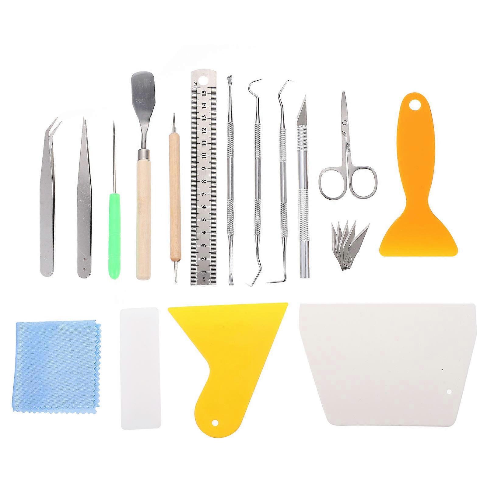 Precision Carving Tool Vinyl Weeding Tool Craft Making Kit 21Pcs for DIY