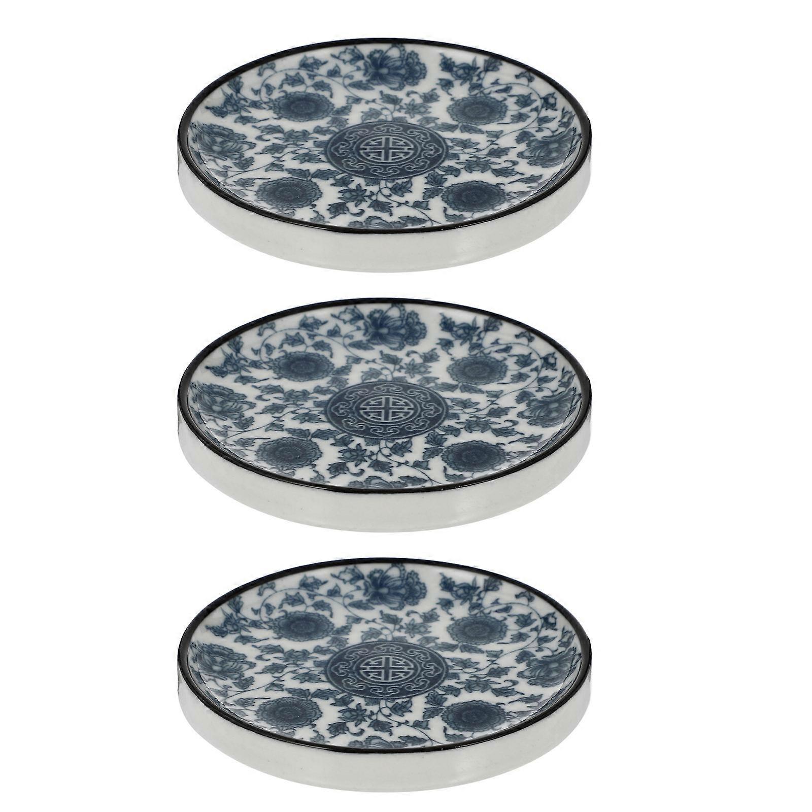 Teapot Stand Ceramic Cup Pad Prevent Slipping Home Use Office Use 3Set