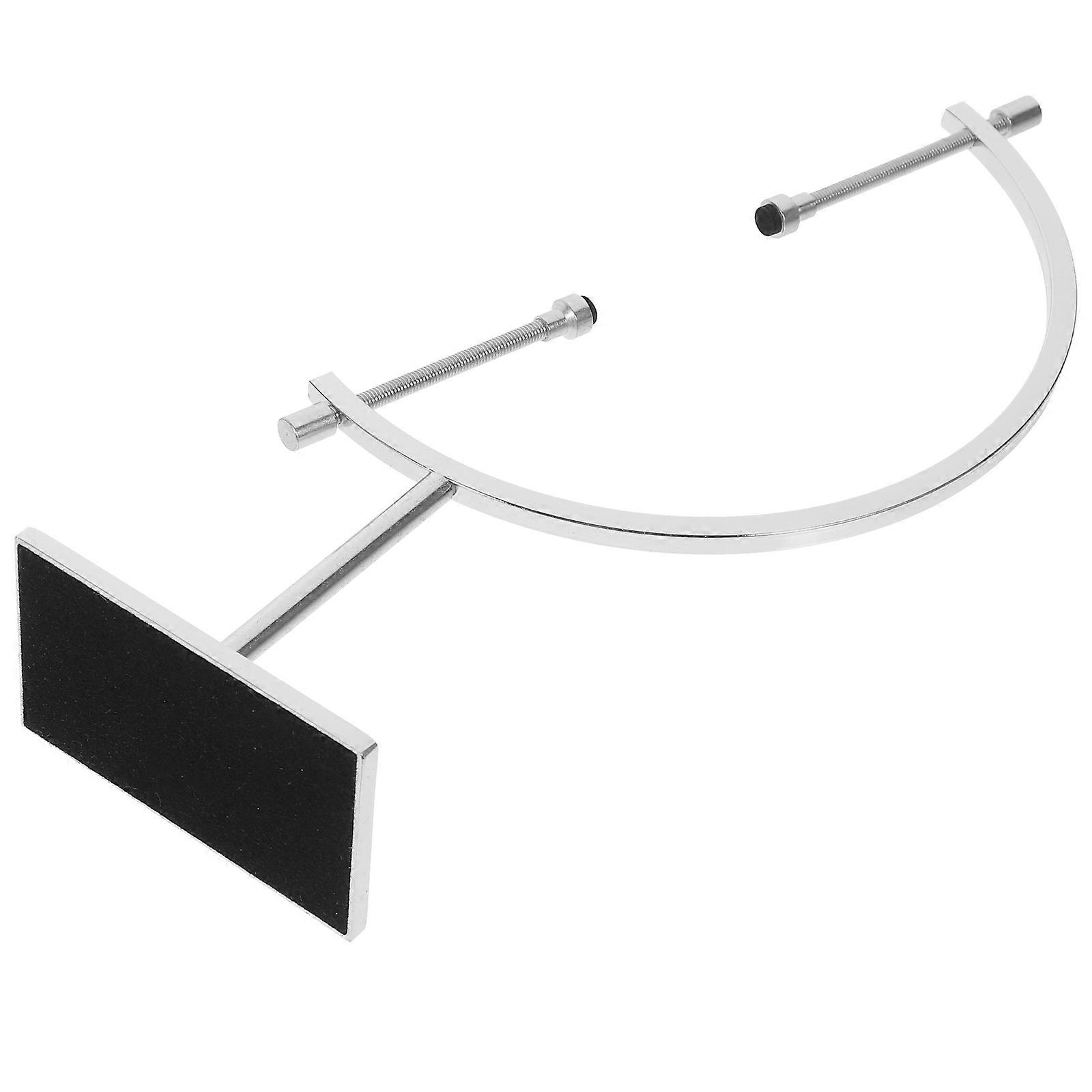 Metal Sphere Holder Adjustable Crystal Ball Display Stand Silver 2Pcs