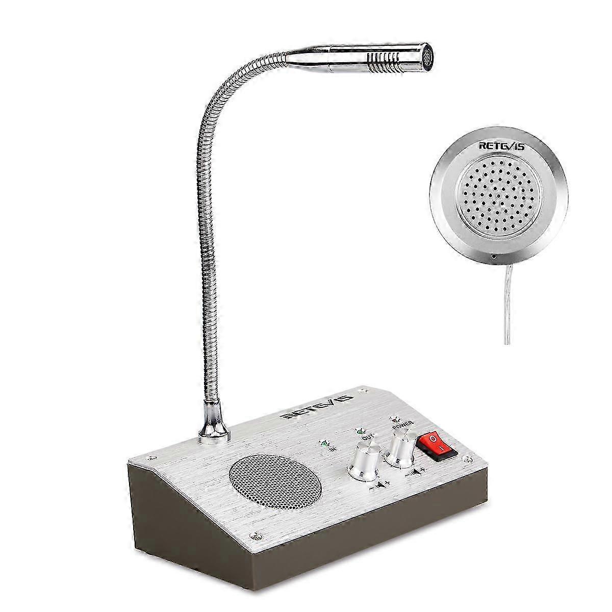 2025 Dual-Way Voice Window Speaker Intercom System for Business