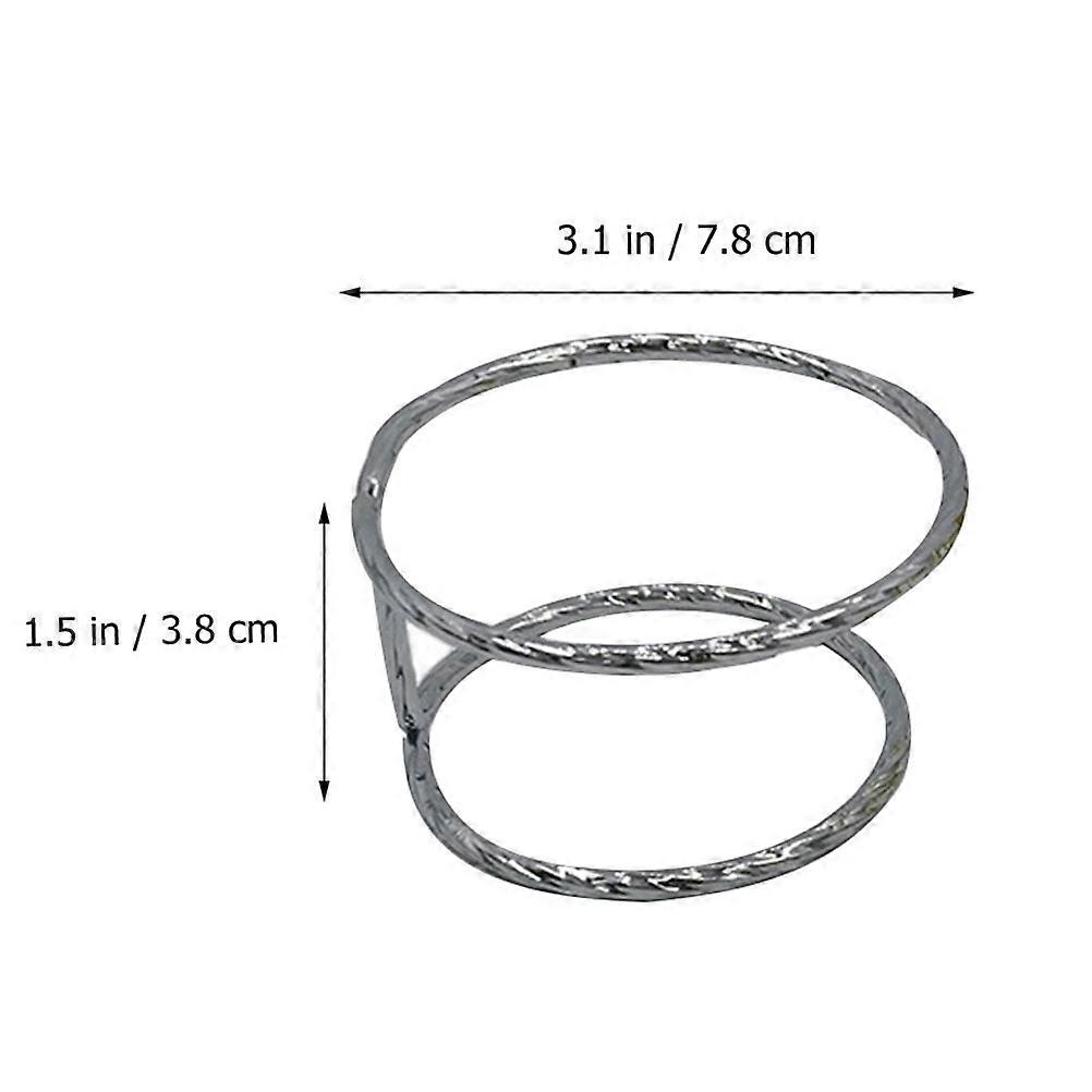 Tea Strainer Rack Stainless Steel for Hanging 2Pcs Tea Infuser Holder