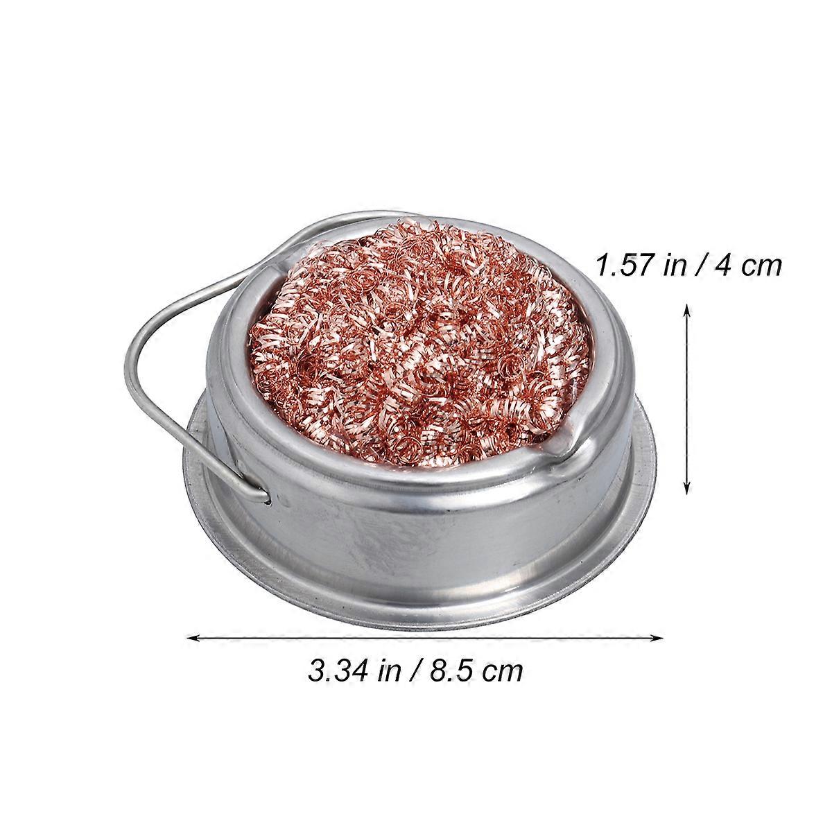 Cleaning Ball and Base Spiral Wire Tool for Cleaning Use