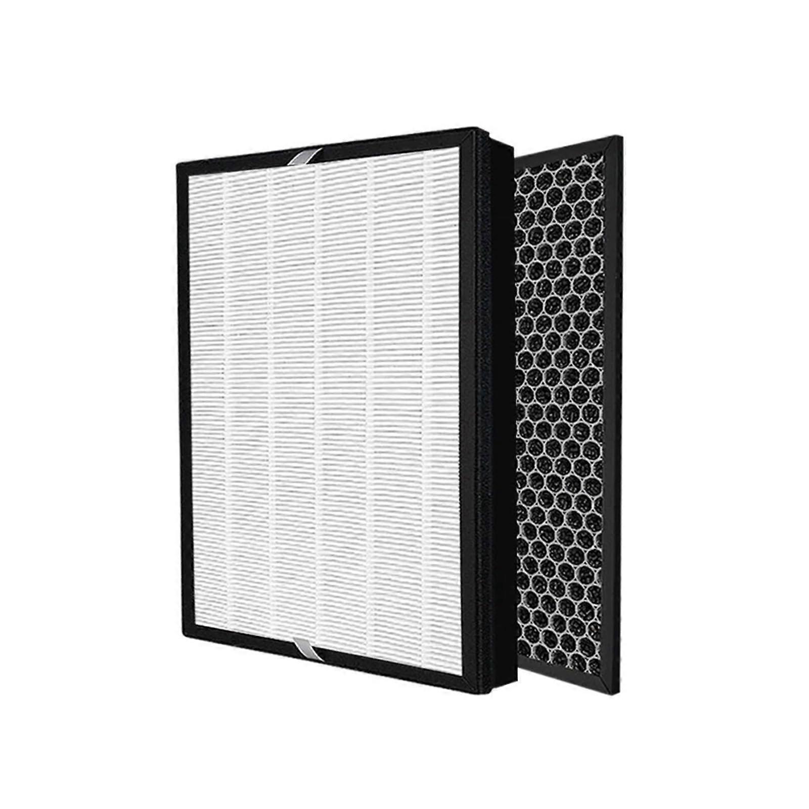 True HEPA Air Purifier Filter Replacement for Sharp KC850U KCC100 with Odor Neutralizing Layer