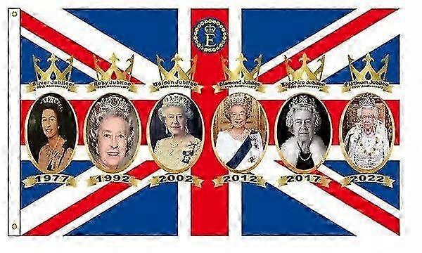 Queen Elizabeth Ii Memorial Flag