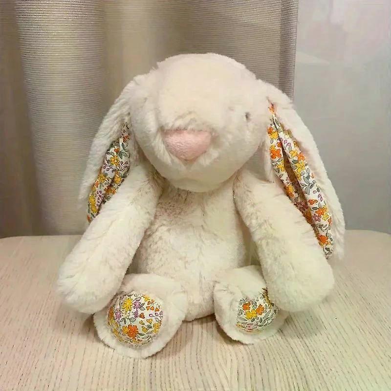 Cute Sitting Long Ear Rabbit Plush Doll, Creative Soft Stuffed Anima