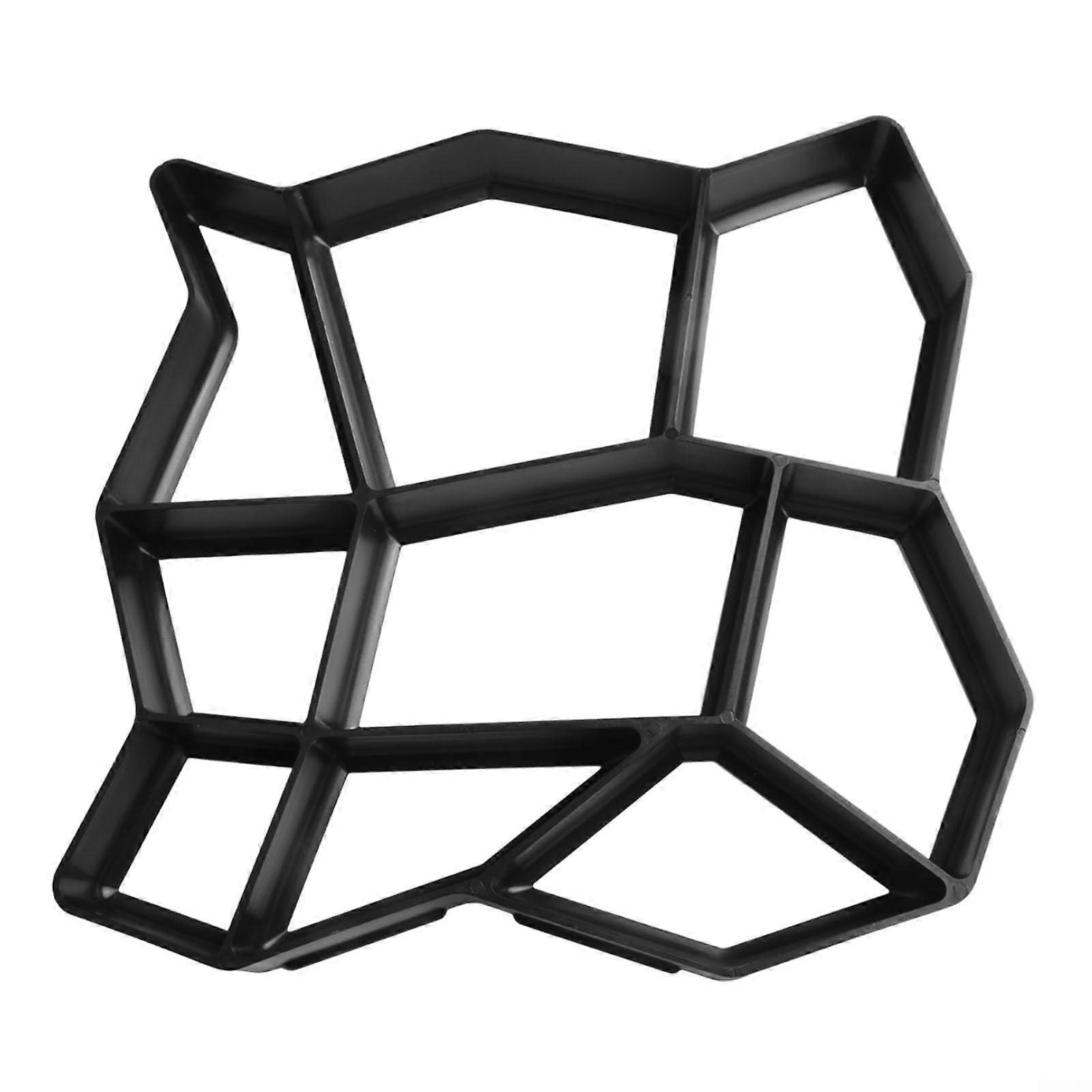 Concrete Path Mold 35x35cm Reusable Square Paving Stone for Easy DIY Garden Pathway