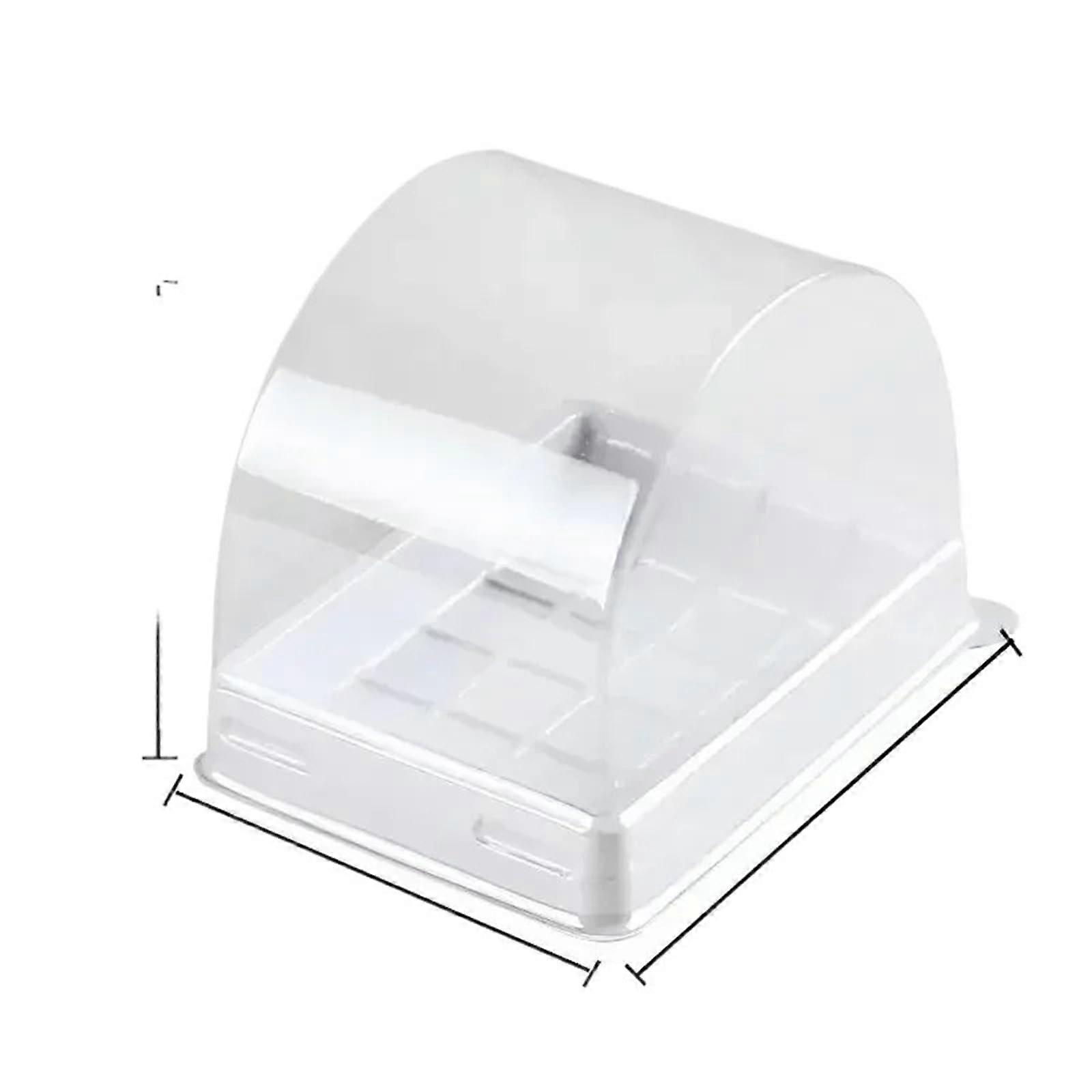 Cake Box with Clear Window for Wedding and Party Desserts, 80pcs Durable Cake Storage Boxes