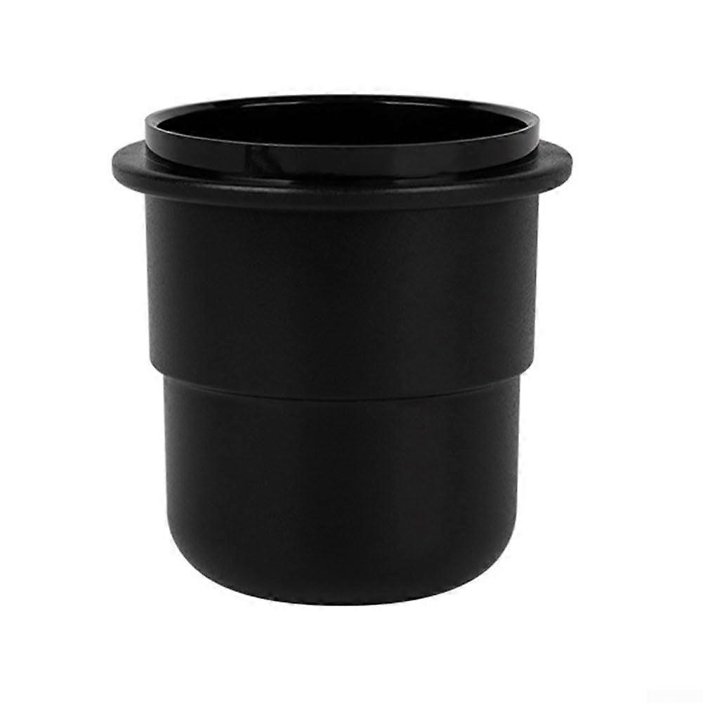 58mm Coffee Dosing Cup Transparent PC for Espresso Portafilter Precise Grounds Measurement Black