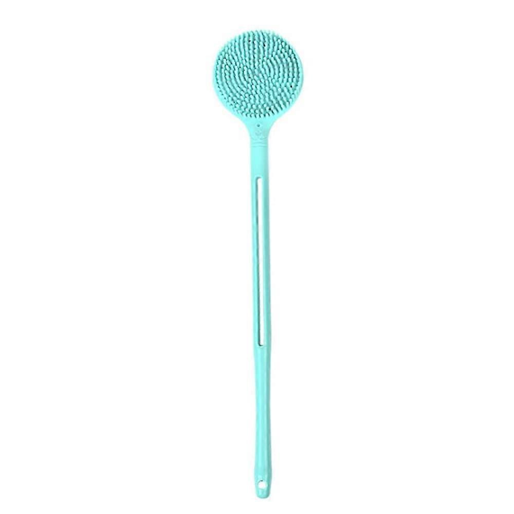 Bath Back Scrubber with Long Ergonomic Handle, DualSided Shower Brush for Exfoliating and Massaging