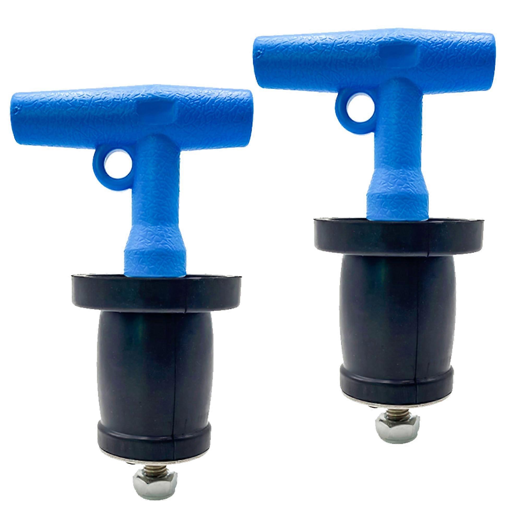 Rubber Expansion Plug THandle Drain Plug Leakproof Adjustable Fit 19/16' to 13/4' 2PCS