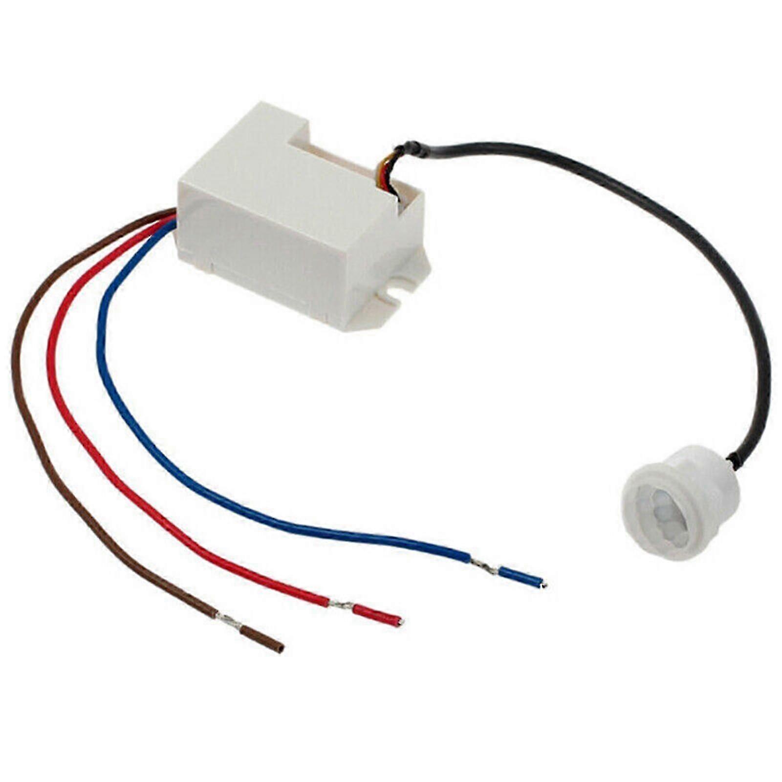 Mini PIR Motion Detector 230V AC 800W Max Installation Movement Sensor New