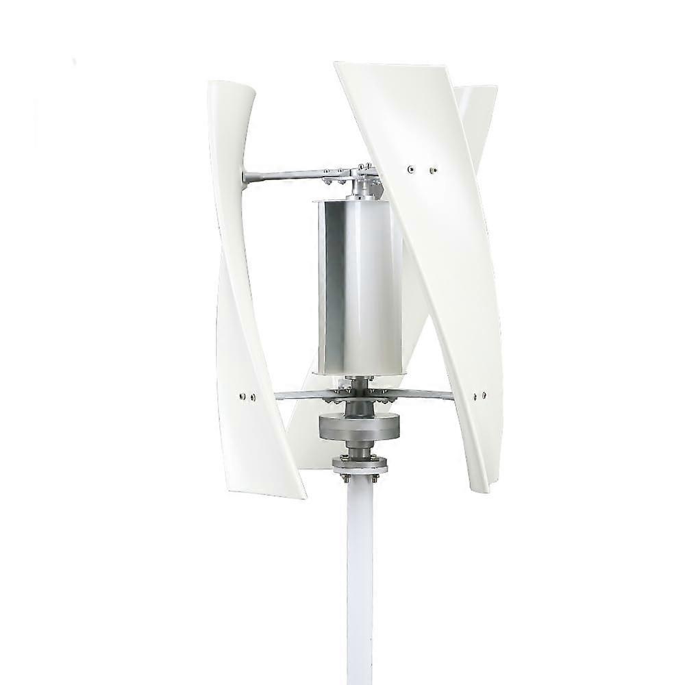 Vertical Axis Wind Turbine Generator 12V Kit with MPPT Controller for RV Boat Battery Charging