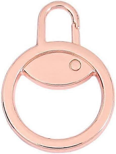 Zipper Pull Replacement Rose Gold Detachable Metal Slider Extender for Luggage Backpack Jacket