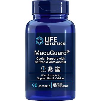 Life Extension Macuguard Ocular Support 90 Softgels With Saffron, Lutein, Astaxanthin & Zeaxanthin, - Eye Vitamin Supplement