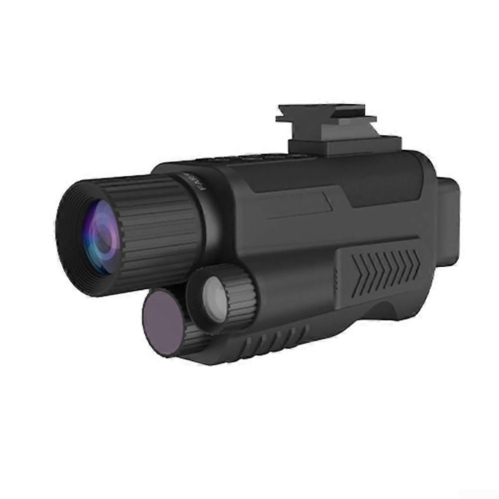 Night Vision Monocular with Tactical Flashlight, Enhanced Digital Scope for Hunting and Camping