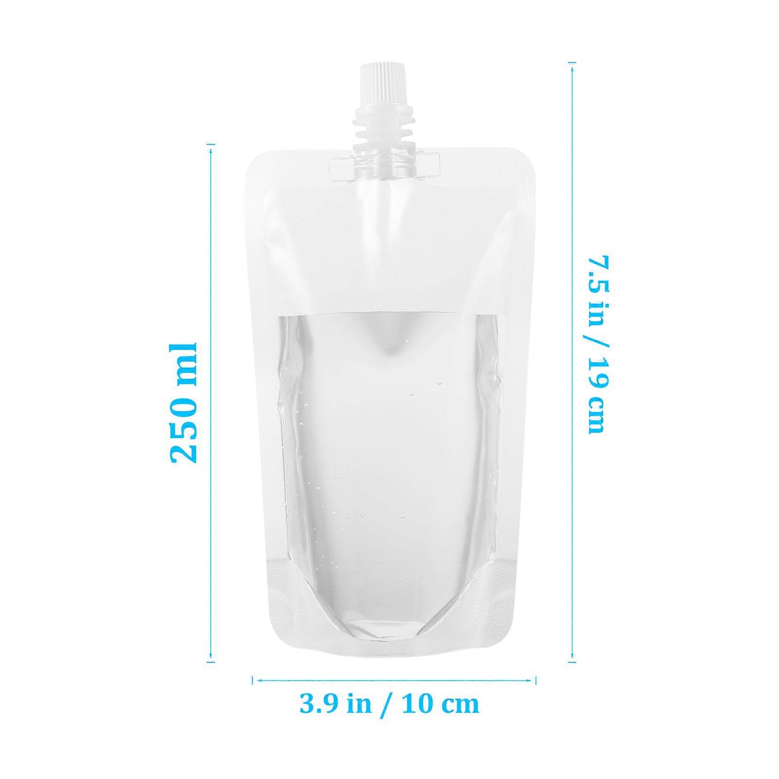 Drinking Flasks Hemoton Plastic Flasks for Storage 30Pcs Reusable