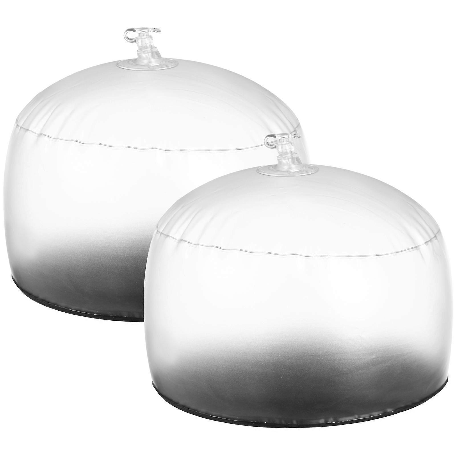 Transparent PVC Inflatable Hat Holder for Cap Support 2Pcs Dome Shape Stand