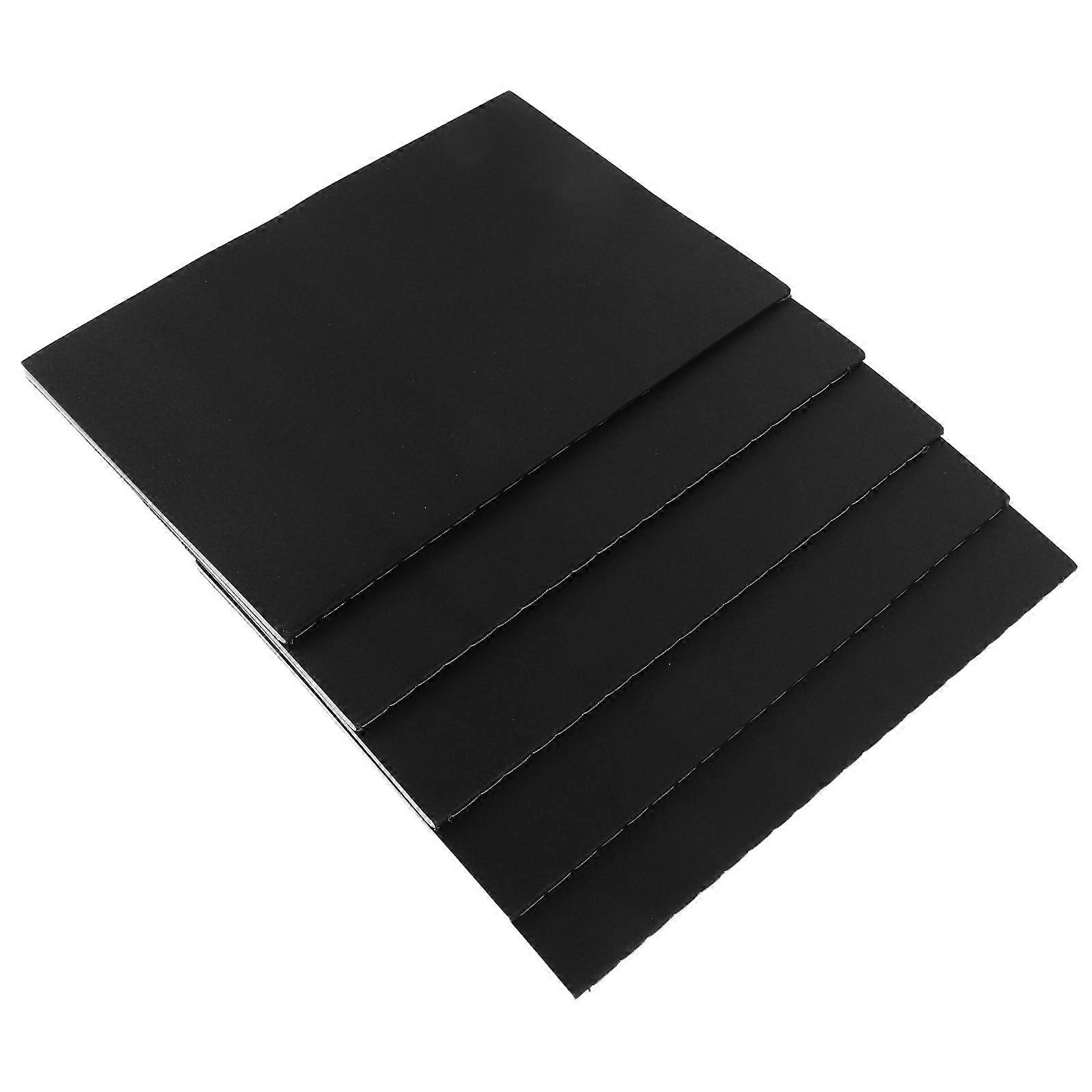 Blank Drawing Pad Black Sketch Book for Drawing 10Pcs Unlined Notebook