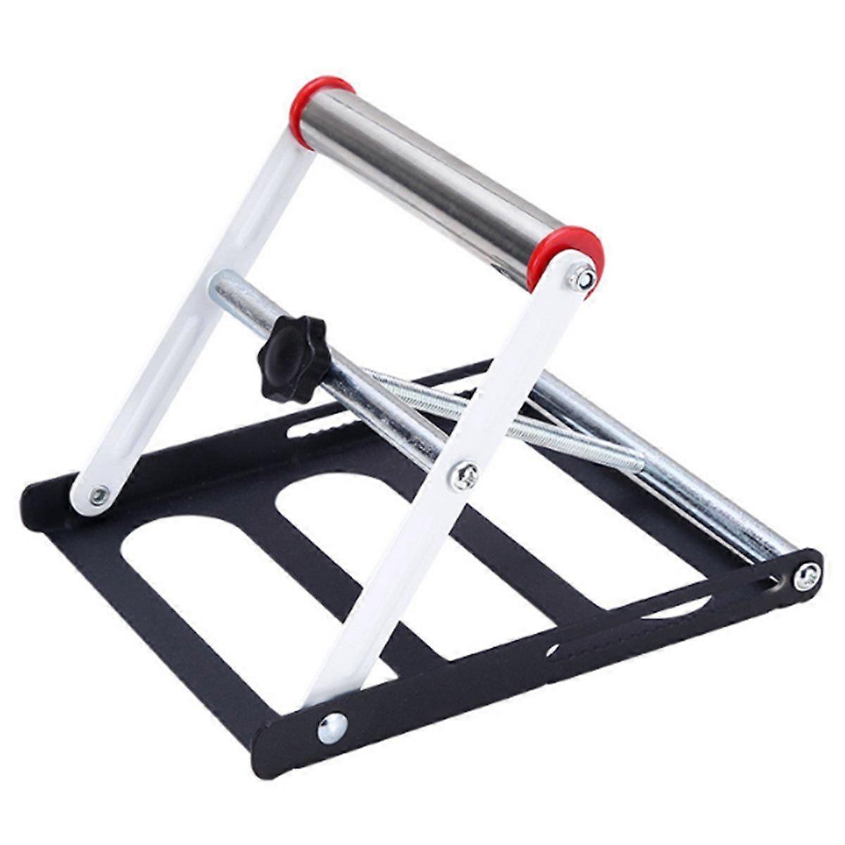 Adjustable Cutting Machine Support Frame with Foldable Miter Table Portable Woodworking Tool