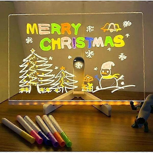 LED Drawing Board / Notice Board - Night Light