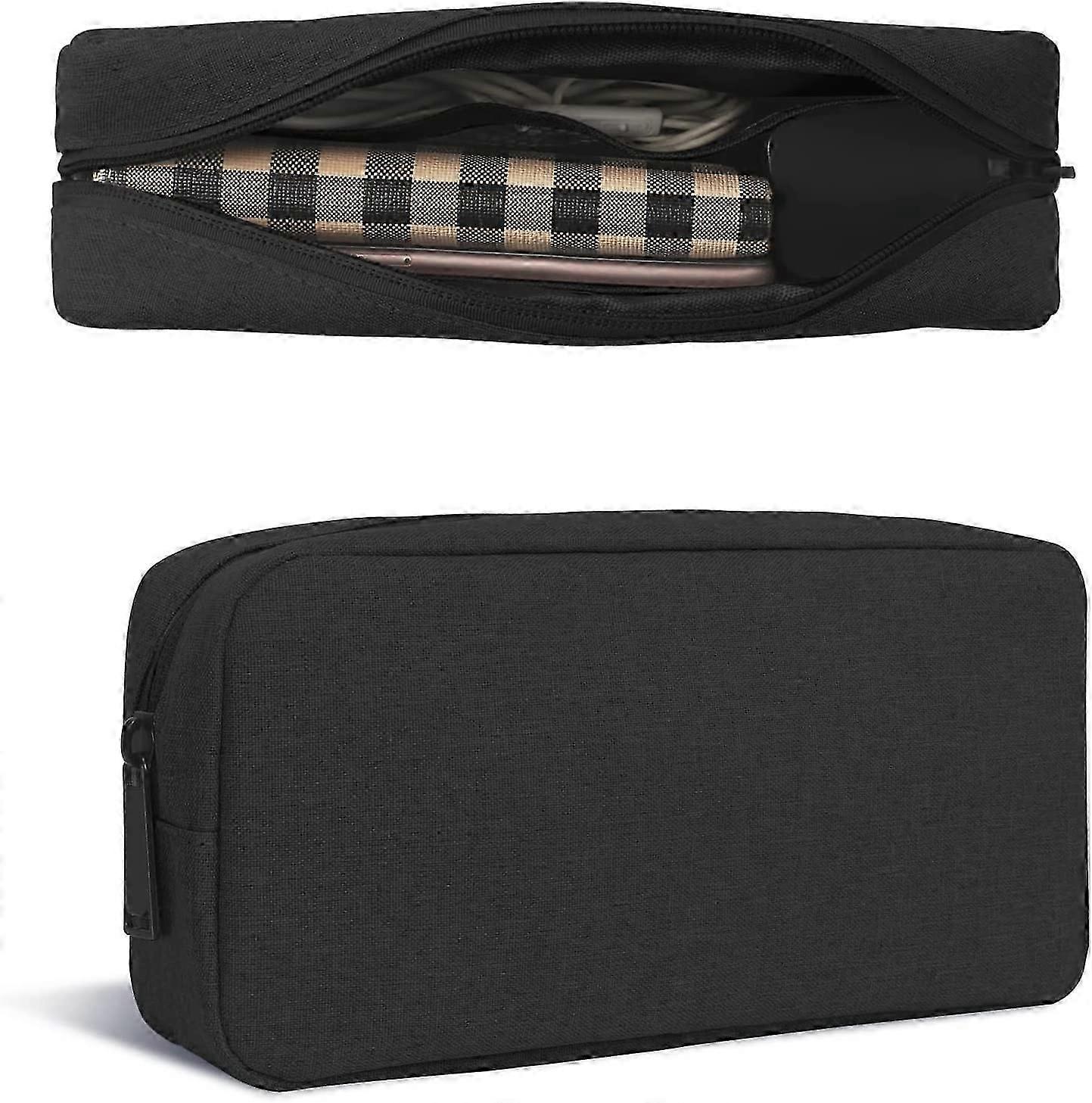 Portable Cable Organizer Bag for Electronics, Blue